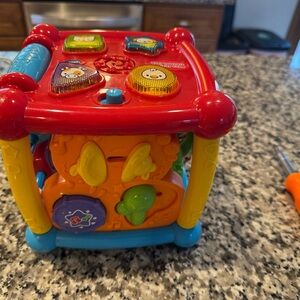 V Tech Colorful Activity Cube for Kids